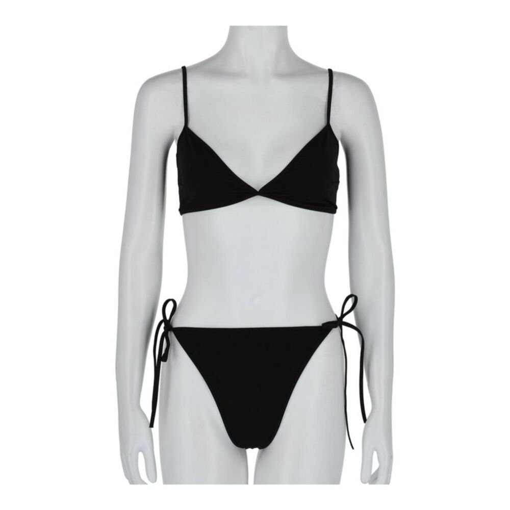 Balenciaga Minimal Bikini Set Black Womens